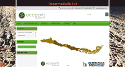 Desktop Screenshot of ecoparts.cl